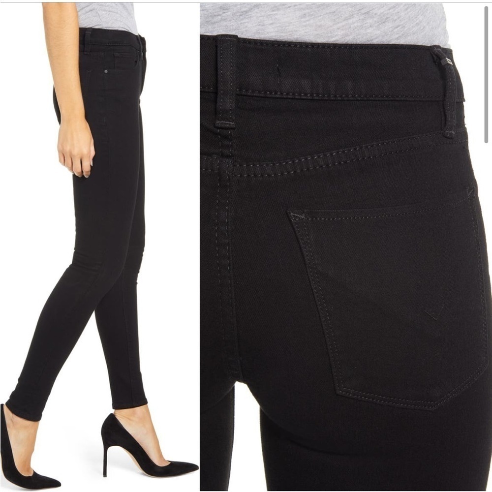 Hudson Nico Super Skinny Black Jeans 27 - Picture 10 of 10